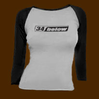34Below Ladies Blk/Grey Tee
